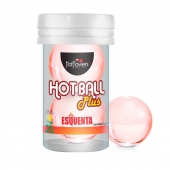 Лубрикант на масляной основе Hot Ball Plus с разогревающим эффектом (2 шарика по 3 гр.) - HotFlowers - купить с доставкой в Химках