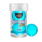 Лубрикант на масляной основе Hot Ball Plus с охлаждающим эффектом (2 шарика по 3 гр.) - HotFlowers - купить с доставкой в Химках