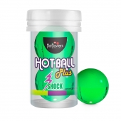 Лубрикант на силиконовой основе Hot Ball Plus с покалывающим эффектом (2 шарика по 3 гр.) - HotFlowers - купить с доставкой в Химках