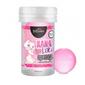 Лубрикант на силиконовой основе с эффектом вибрации Xana Loka Hot Ball (2 шарика по 3 гр.) - HotFlowers - купить с доставкой в Химках