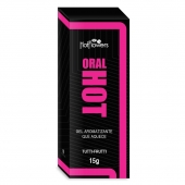 Гель для оральных ласк Oral Hot с согревающим эффектом - 15 гр. - HotFlowers - купить с доставкой в Химках