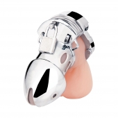 Клетка на пенис из металла Obedience Cock Cage - BlueLine - купить с доставкой в Химках