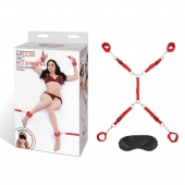 Красная фиксация на матрас Classic Bedspreader - Lux Fetish - купить с доставкой в Химках