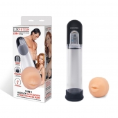 Автоматическая вакуумная помпа-мастурбатор Blowjob Auto Sucker Penis Enlarger Pump - Lux Fetish - в Химках купить с доставкой