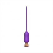 Фиолетовый тонкий стимулятор Nipple Vibrator - 23 см. - I-MOON - купить с доставкой в Химках