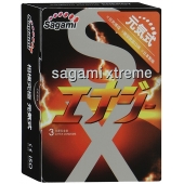Презервативы Sagami Xtreme ENERGY с ароматом энергетика - 3 шт. - Sagami - купить с доставкой в Химках