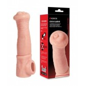 Телесная фантазийная насадка на член Cock Sleeve Size L - KOKOS - в Химках купить с доставкой