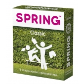 Классические презервативы SPRING CLASSIC - 3 шт. - SPRING - купить с доставкой в Химках