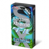 Презервативы Sagami Xtreme Mint с ароматом мяты - 10 шт. - Sagami - купить с доставкой в Химках