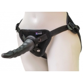 Комплект из трусиков Harness и двух насадок - 20,5 и 18 см. - LOVETOY (А-Полимер) - купить с доставкой в Химках