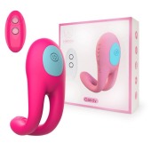 Розовое виброкольцо с пультом ДУ - I-MOON - в Химках купить с доставкой