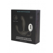 Черный вибромассажер простаты с эффектом фингеринга и пультом ДУ - Secwell - в Химках купить с доставкой