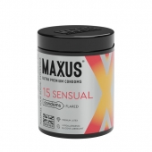 Анатомические презервативы MAXUS Sensual - 15 шт. - Maxus - купить с доставкой в Химках