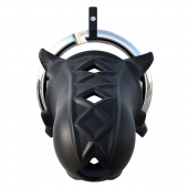 Черный замок верности Extreme Silicone Cock Blocker - Pipedream - купить с доставкой в Химках