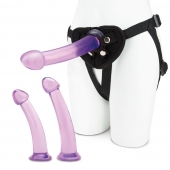 Тренировочный набор с тремя насадками Pegging Training Set - Lux Fetish - купить с доставкой в Химках