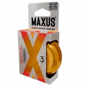 Презервативы анатомической формы Maxus Sensual - 3 шт. - Maxus - купить с доставкой в Химках