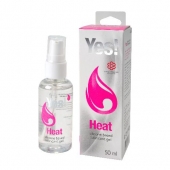 Возбуждающая силиконовая вагинальная смазка Yes Heat - 50 мл. - Sitabella - купить с доставкой в Химках