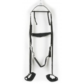 Черные секс-качели из широких ремней - Orion - купить с доставкой в Химках