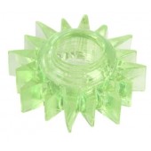 Зеленое эрекционное кольцо-солнце - Toyfa Basic - в Химках купить с доставкой