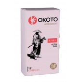 Тонкие презервативы OKOTO Ultra Thin - 12 шт. - Sitabella - купить с доставкой в Химках