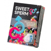 Шипучие таблетки для мужчин Sweet Sperm для изменения вкуса спермы (4 шт. по 0,5 гр.) - Капиталпродукт - купить с доставкой в Химках