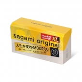 Презервативы увеличенного размера Sagami Original 0.02 XL-size - 12 шт. - Sagami - купить с доставкой в Химках
