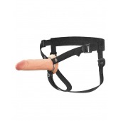 Полый страпон на ремнях 6’’ Hollow Silicone Strap-on - Pipedream - купить с доставкой в Химках