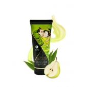 Массажный крем для тела с ароматом груши и зелёного чая Pear   Exotic Green Tea - 200 мл. - Shunga - купить с доставкой в Химках