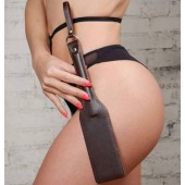 Коричневая кожаная шлепалка «Новичок» - 30 см. - Sitabella - купить с доставкой в Химках