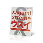 Ультратонкий презерватив Sagami Xtreme SUPERTHIN - 1 шт. - Sagami - купить с доставкой в Химках