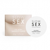 Массажная свеча для всего тела Slow Sex - 50 гр. - Bijoux Indiscrets - купить с доставкой в Химках