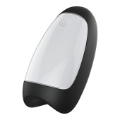 Черно-белый сквозной вибромастурбатор Hercules - Rends - в Химках купить с доставкой