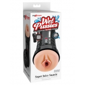 Мастурбатор-вагина в колбе Super Juicy Snatch - Pipedream - в Химках купить с доставкой