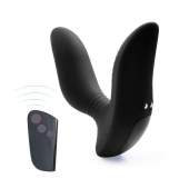Черный вибромассажер простаты 3,5’’ Remote Control Curve P-spot Massager - 12 см. - Erokay - в Химках купить с доставкой