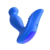 Синий вибромассажер простаты 3,5’’ Remote Control P-spot Massager - 12,5 см. - Erokay - в Химках купить с доставкой