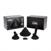 Конусный вибромассажер Cowgirl Cone с 2 насадками - CowGirl - купить с доставкой в Химках