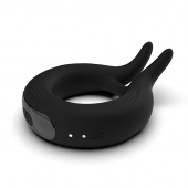 Черное эрекционное кольцо Marry Me Rechargeable Vibrating Cockring - Adrien Lastic - в Химках купить с доставкой