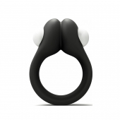 Черное эрекционное кольцо Zippy Vibrating Ring With Bullet - Adrien Lastic - в Химках купить с доставкой
