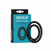 Черное двойное эрекционное кольцо Nexus Enduro Double - Nexus Range - в Химках купить с доставкой