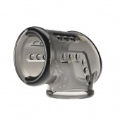 Дымчатая насадка на пенис и мошонку - Baile - в Химках купить с доставкой