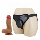 Страпон с универсальным поясом Fogg - 17,5 см. - Baile - купить с доставкой в Химках