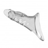 Прозрачная насадка на пенис - 22 см. - Baile - в Химках купить с доставкой