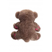 Бондажный набор: бурый мишка с розовыми оковами и наручниками - Pecado - купить с доставкой в Химках