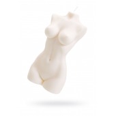 Белая интерьерная свеча в форме женского торса - 850 гр. - Pecado - купить с доставкой в Химках