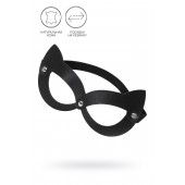 Черная открытая маска с ушками кошки - Pecado - купить с доставкой в Химках