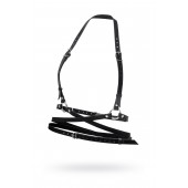 Черная кожаная портупея «Осанка» - Pecado - купить с доставкой в Химках