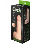 Телесный фаллоудлинитель с мошонкой Cock Next - 17 см. - LOVETOY (А-Полимер) - в Химках купить с доставкой