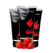 Набор из 3 съедобных лубрикантов JUJU со вкусом клубники - JuJu - купить с доставкой в Химках