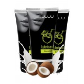 Набор из 3 съедобных лубрикантов JUJU со вкусом кокоса - JuJu - купить с доставкой в Химках