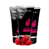 Набор из 3 съедобных лубрикантов JUJU со вкусом малины - JuJu - купить с доставкой в Химках